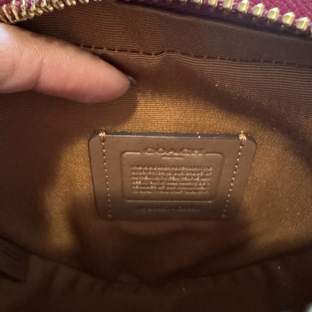 Coach Raspberry Mini Bag - Picture 6 of 6